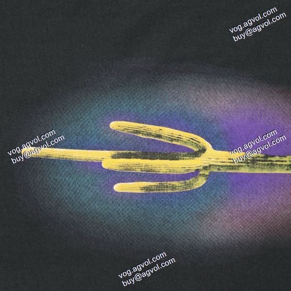 ◆モデル愛用◆ パーム エンジェルス Palm Angels 2020秋冬 スーパーコピー 激安 星空サボテンプリント半袖Tシャツ